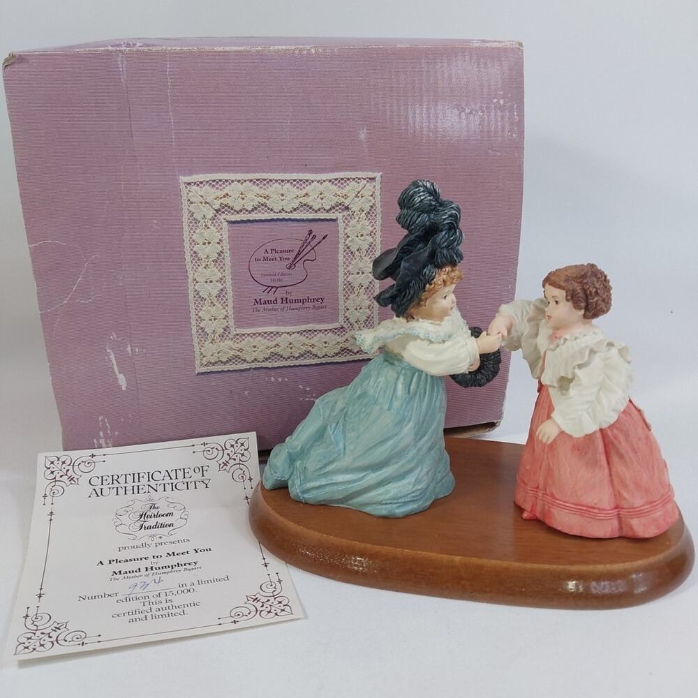 1987 Maud Humphrey Bogart A Pleasure To Meet You‎ H1310 Figurine